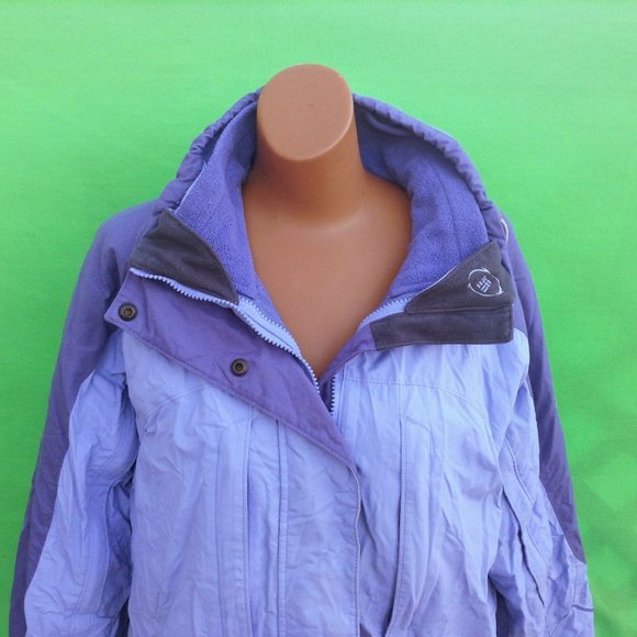 COLUMBIA  women's  3 in1 interchange blue  coat jacket size--M - Picture 2 of 6